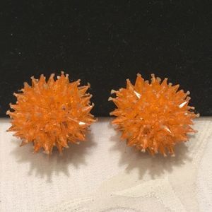 Vintage Dimensional Spike Bead Earrings